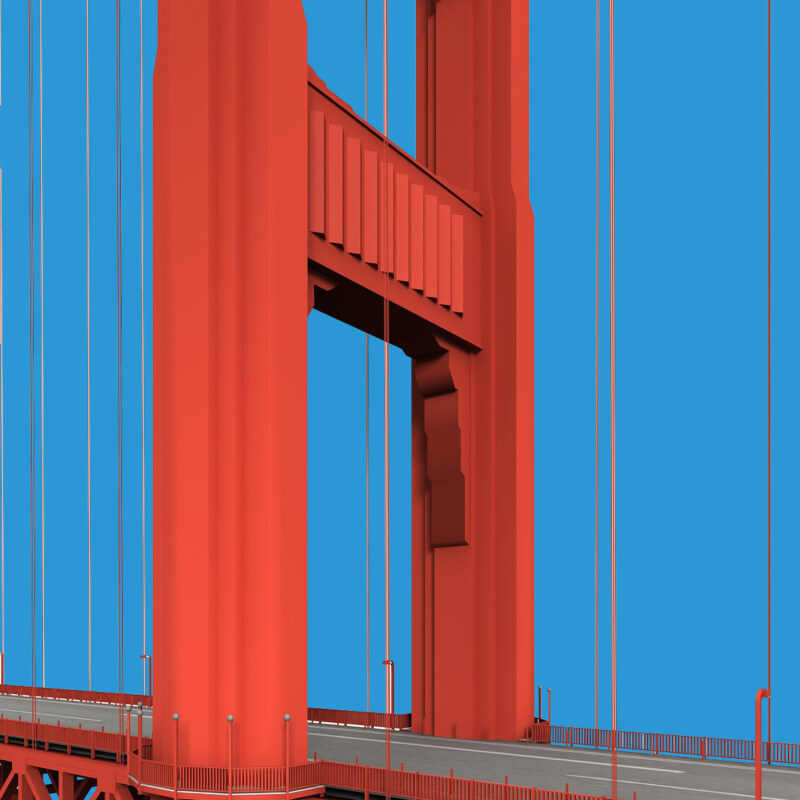 golden gate bride bleu