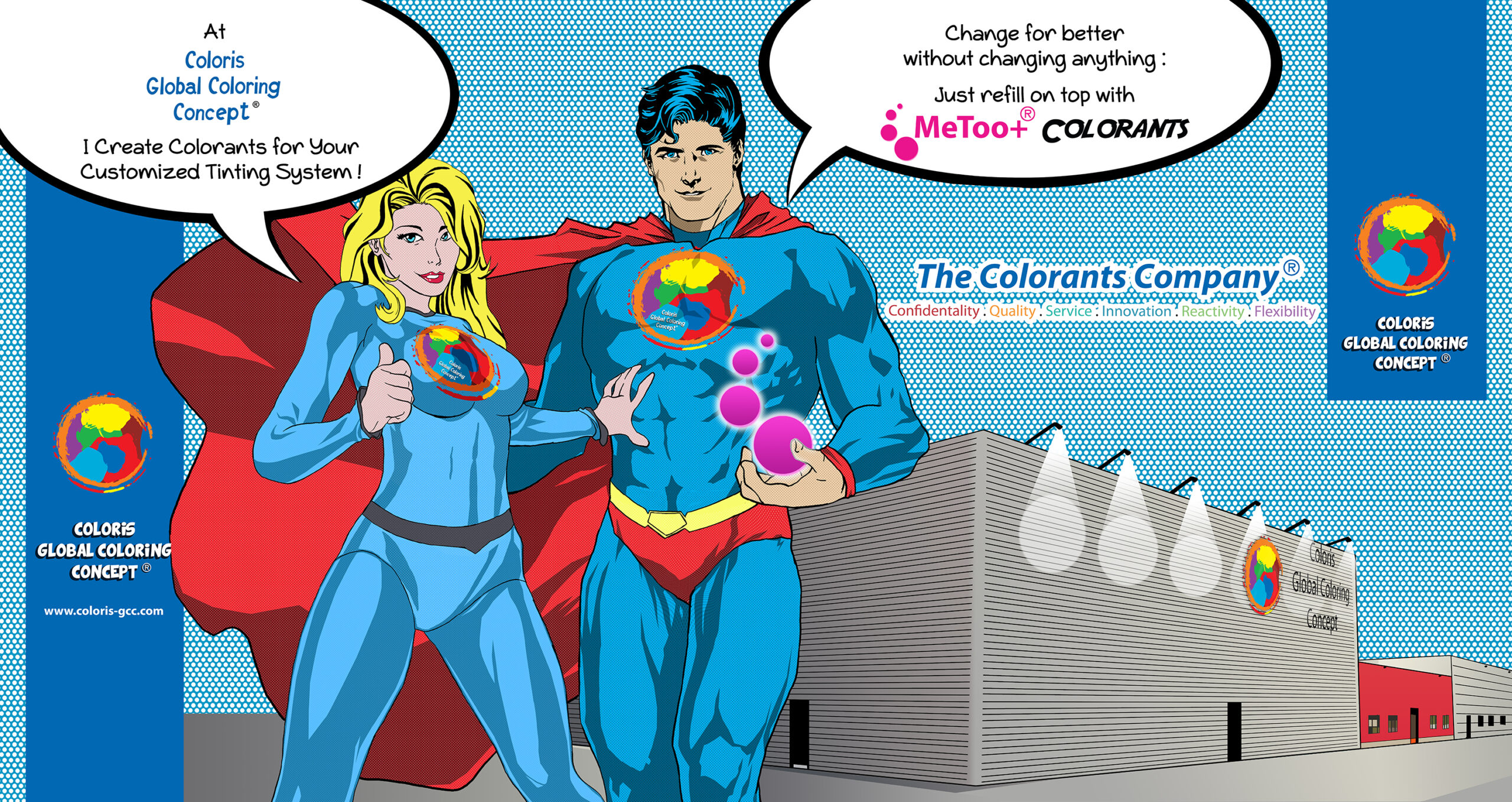 MeToo+ : Drop-in colorants - COLORIS GCC